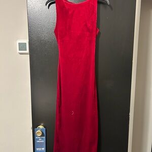 Iris Red Maxi Dress